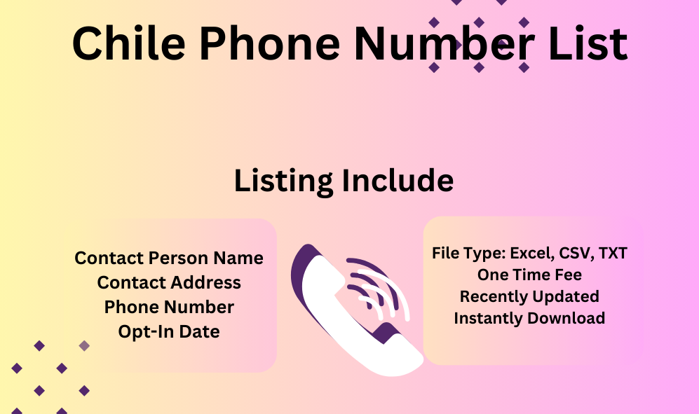 Chile phone number list