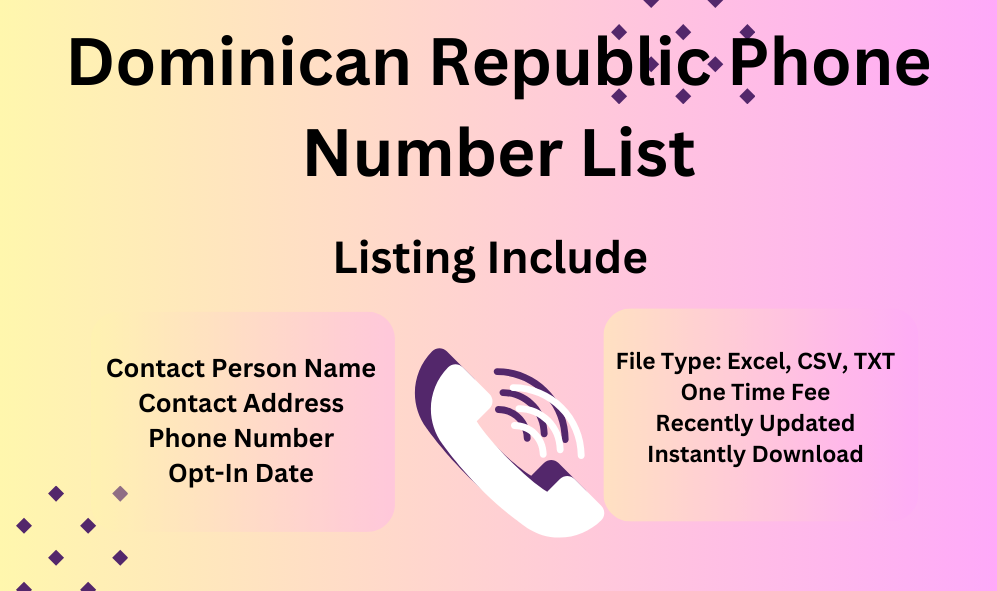 Dominican Republic phone number list