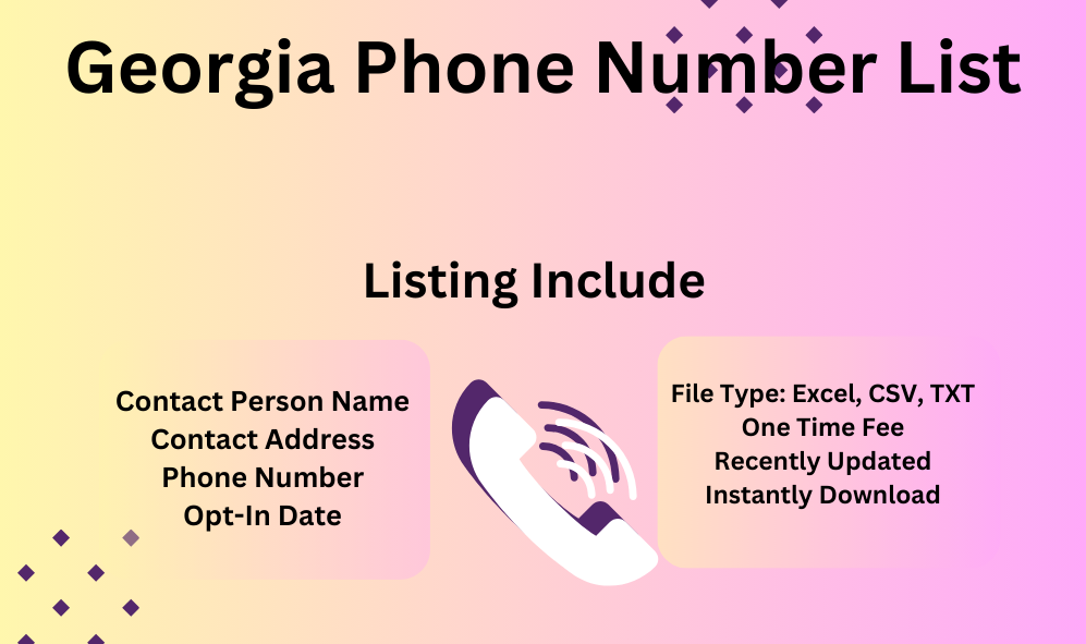 Georgia phone number list