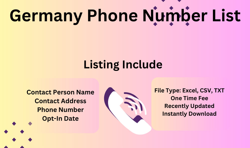 Germany phone number list