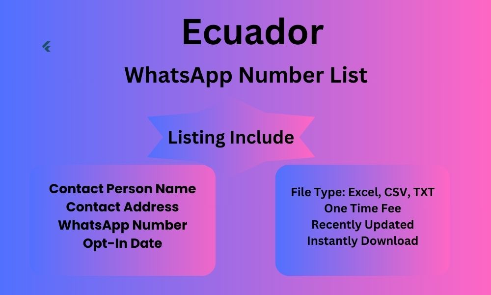 Ecuador whatsapp number list