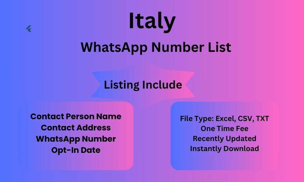 Italy whatsapp number list