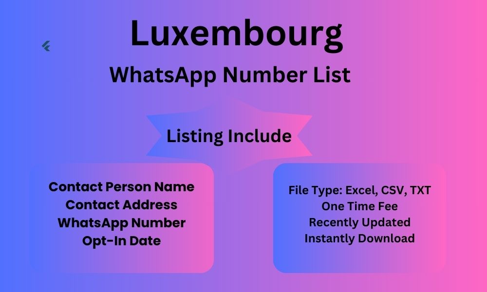 Luxembourg whatsapp number list