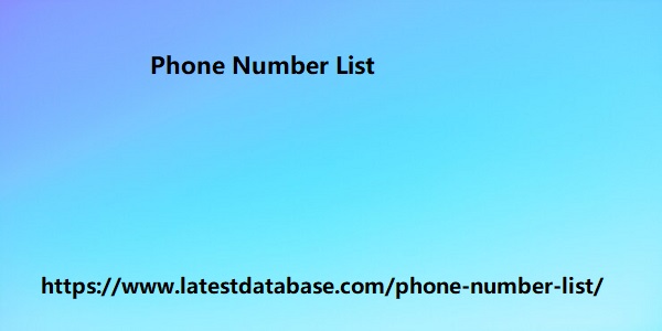 Georgia Phone Number List