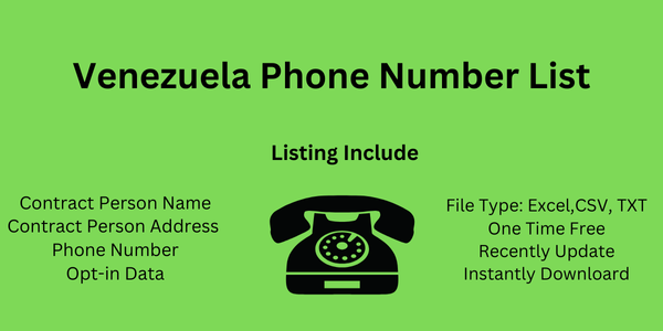 Venezuela phone number list