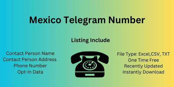 Mexico telegram number