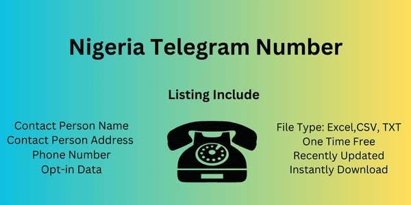 Nigeria telegram number