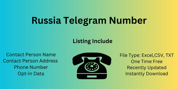 Russia telegram number