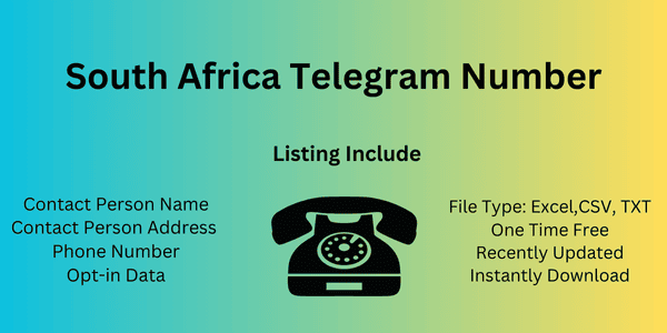 South Africa telegram number